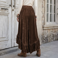 The Ashbourne Velvet Skirted Trousers