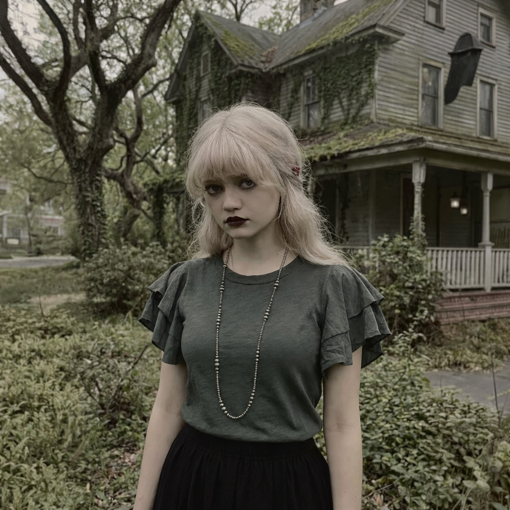 The Briarshade Ruffle Sleeve Tee