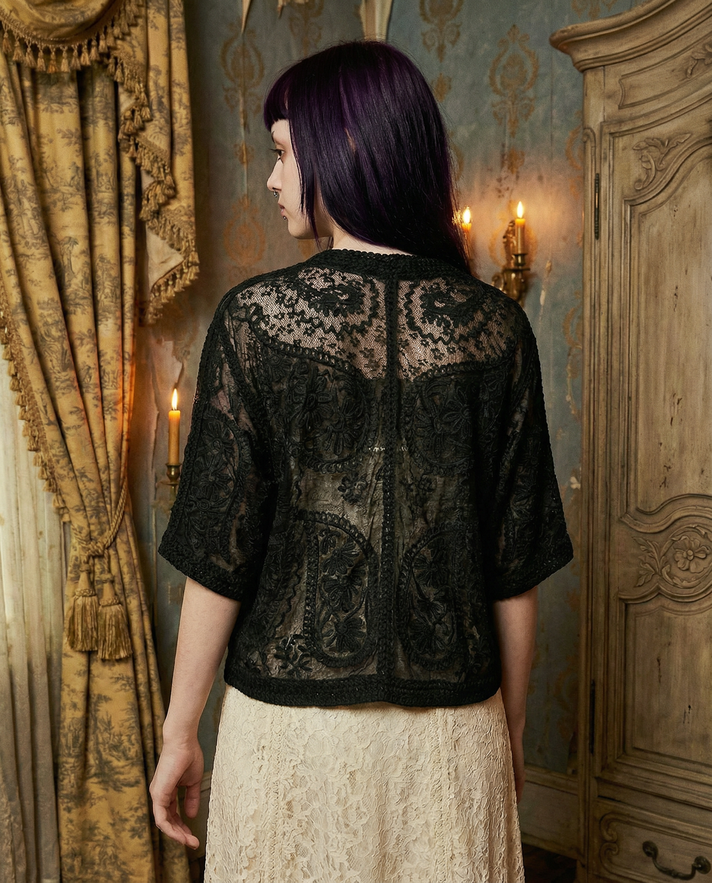 The Candlelit Parlor Crochet Cardigan