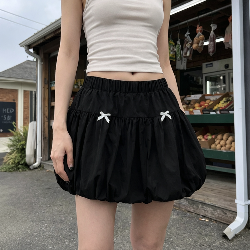 The Cloverfield Gathered Skirt