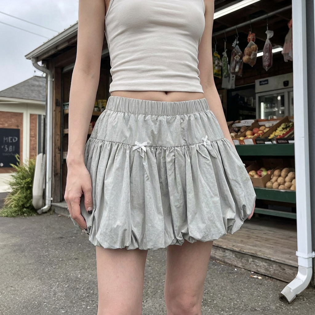 The Cloverfield Gathered Skirt