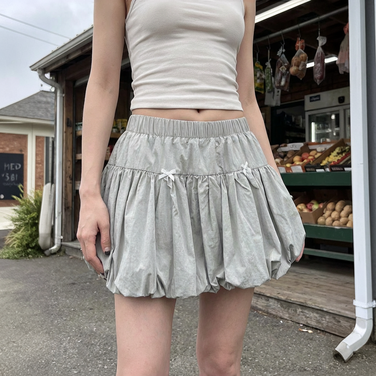 The Cloverfield Gathered Skirt