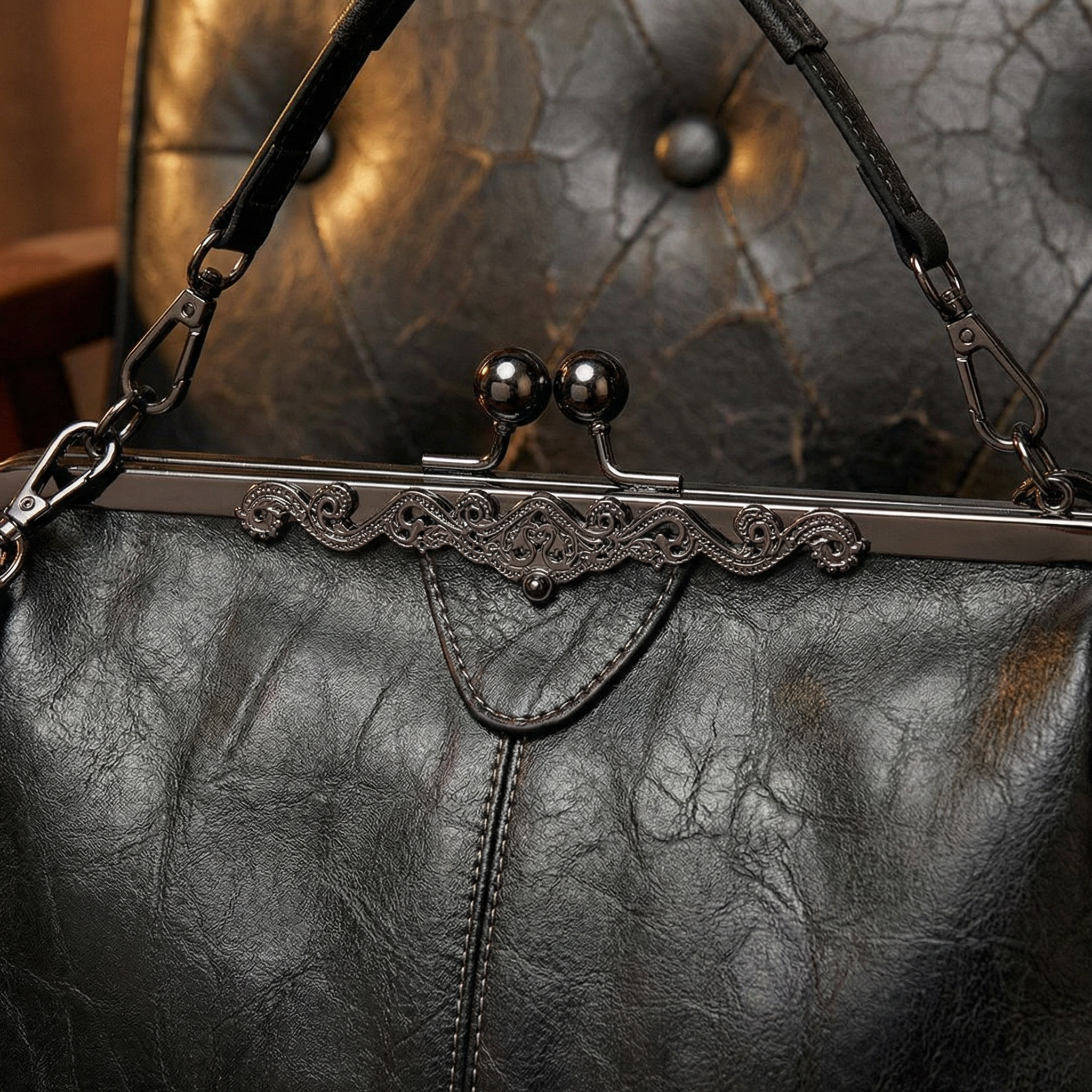 The Heirloom Kisslock Satchel