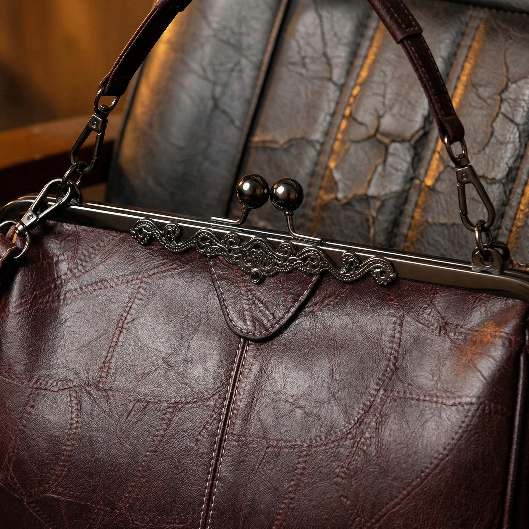 The Heirloom Kisslock Satchel