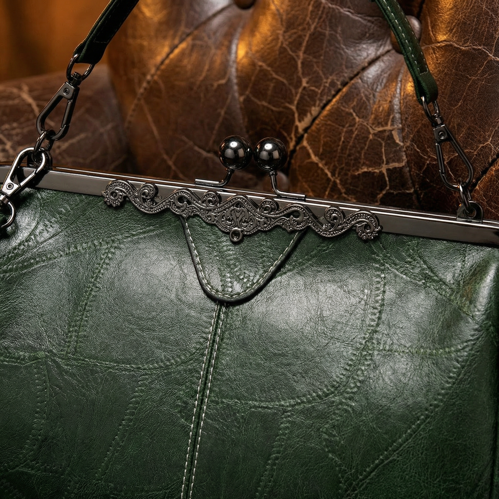The Heirloom Kisslock Satchel
