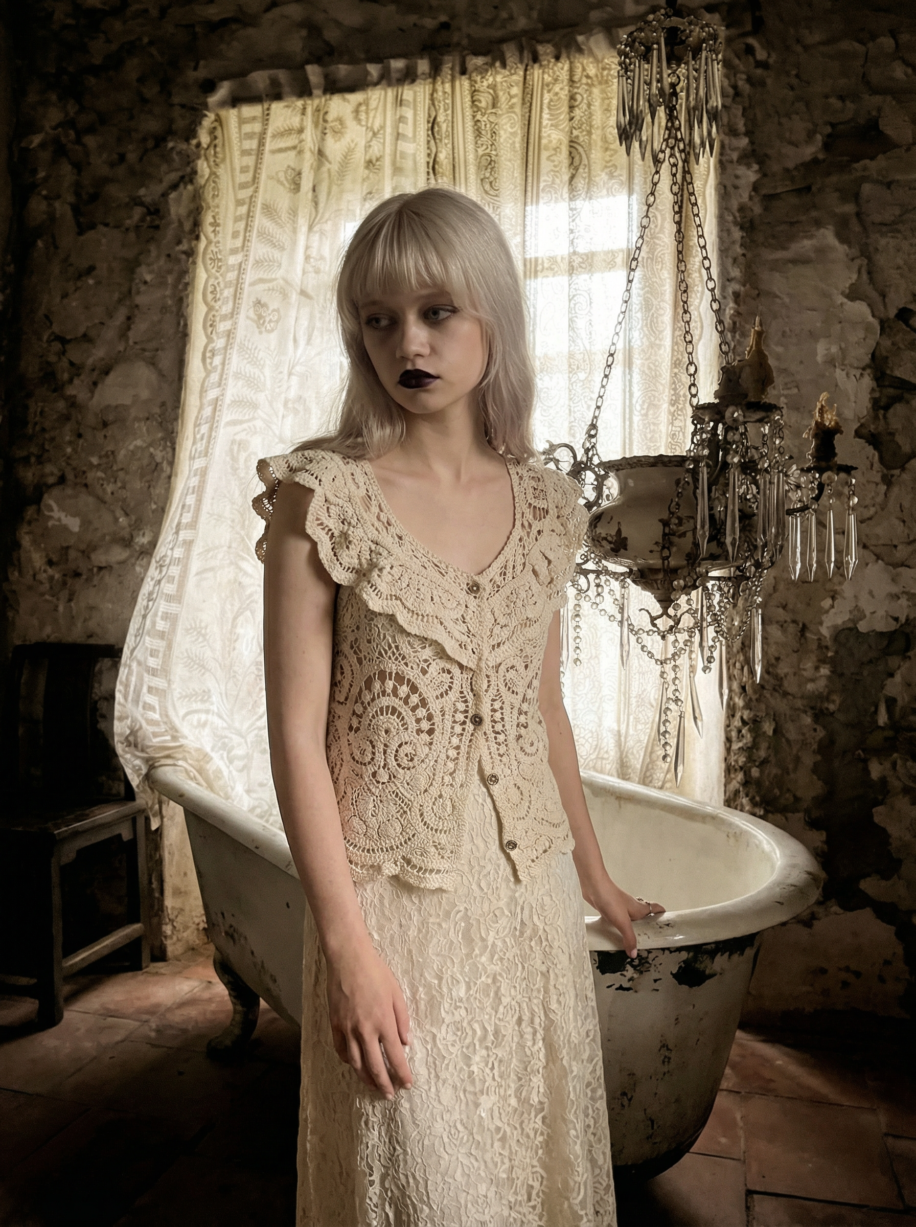 The Larkspur Lace Cardigan