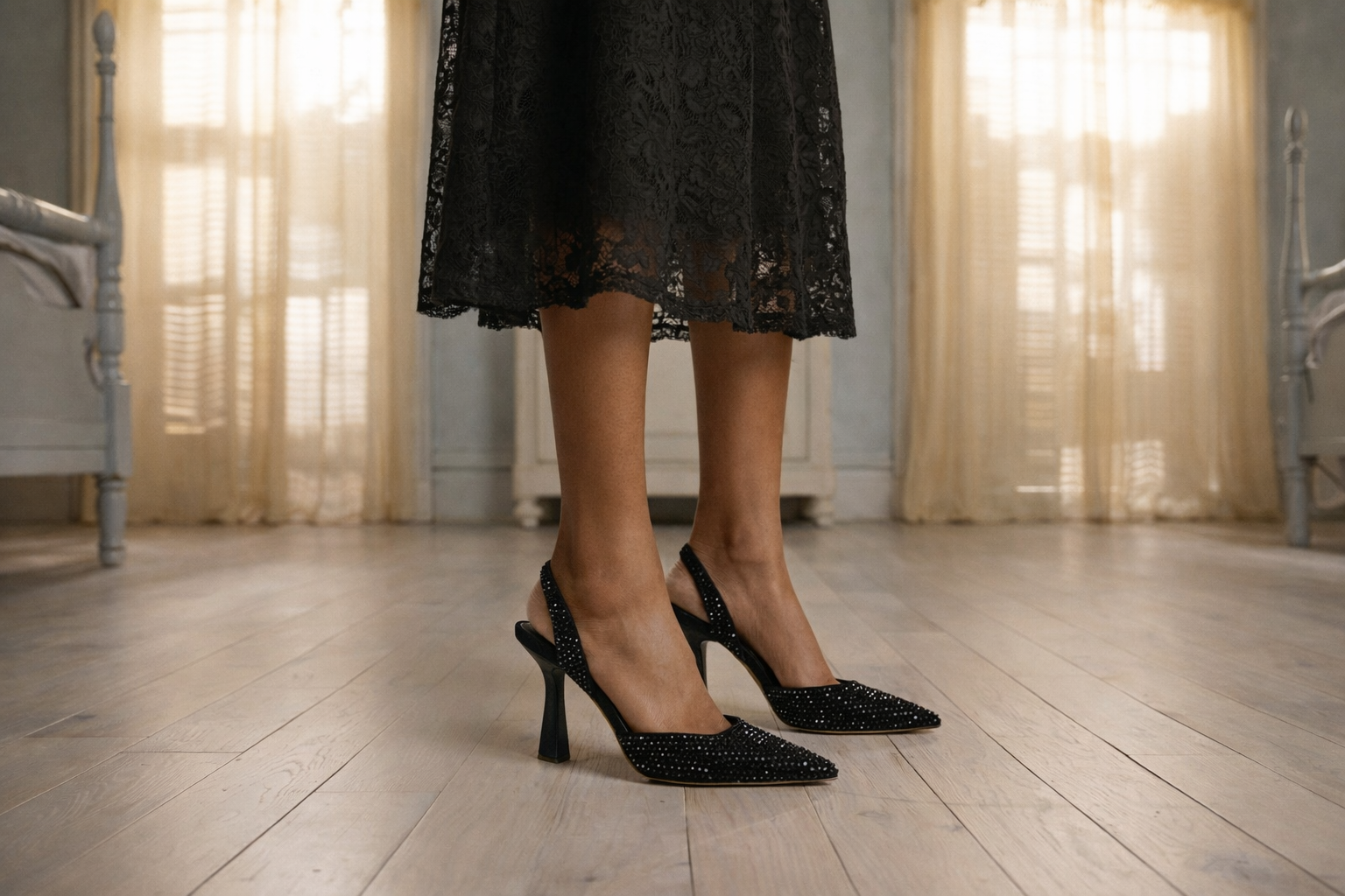 The Luminelle Slingback Heel