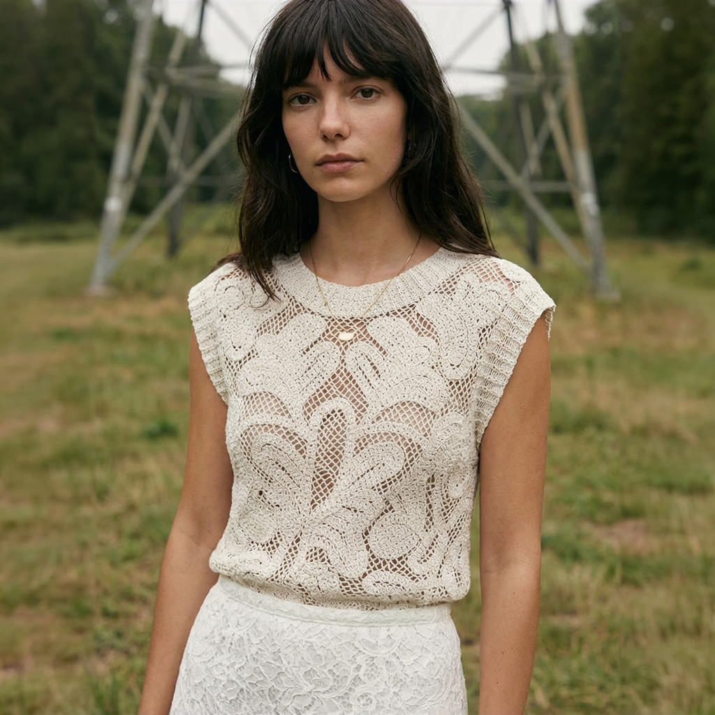 The Meadowglyph Cutout Top