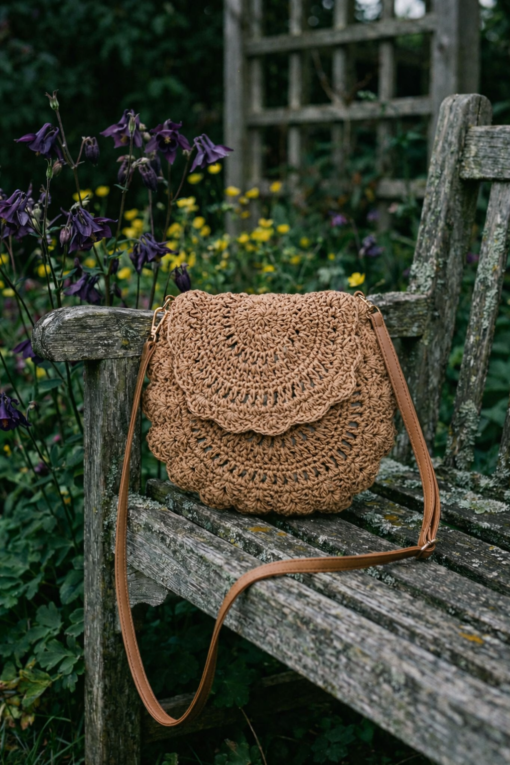 The Meadowlark Crochet Crossbody