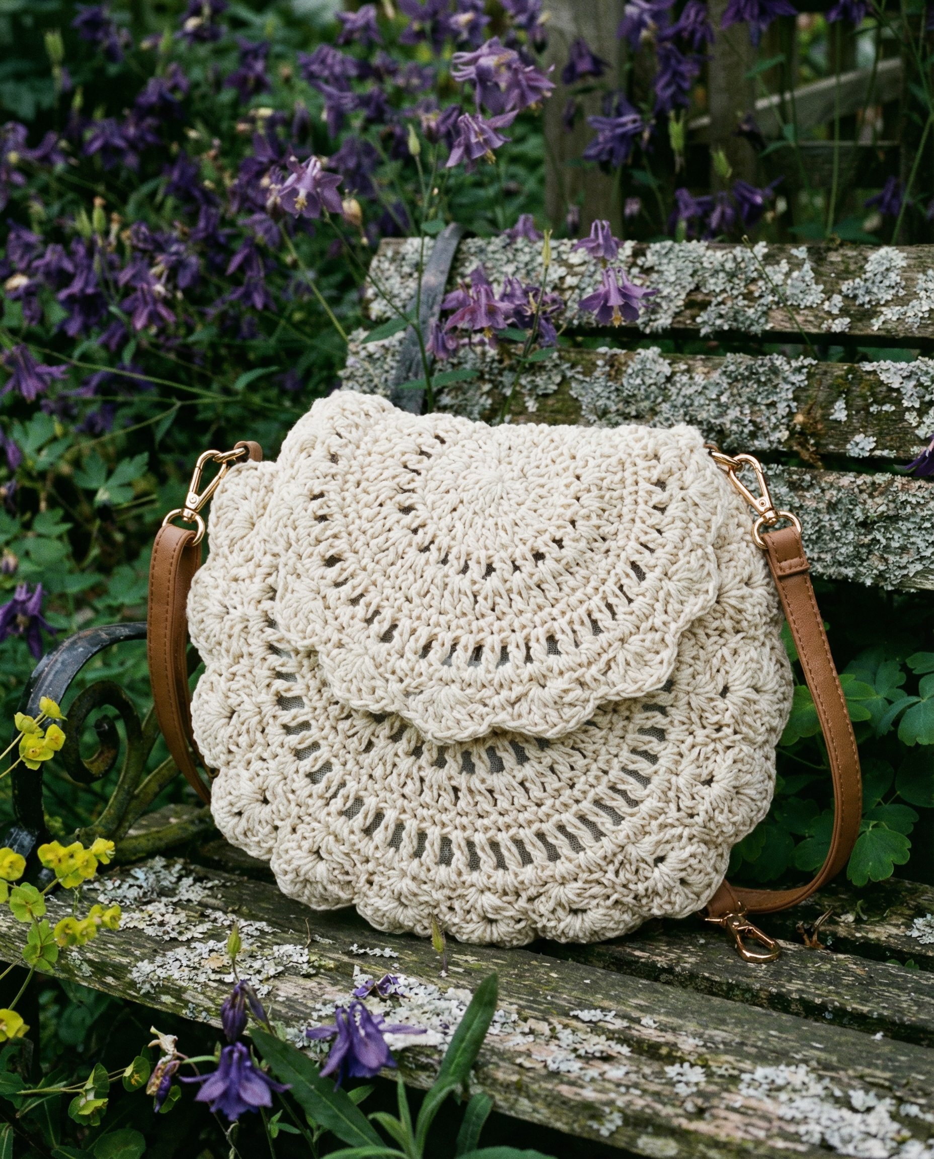 The Meadowlark Crochet Crossbody
