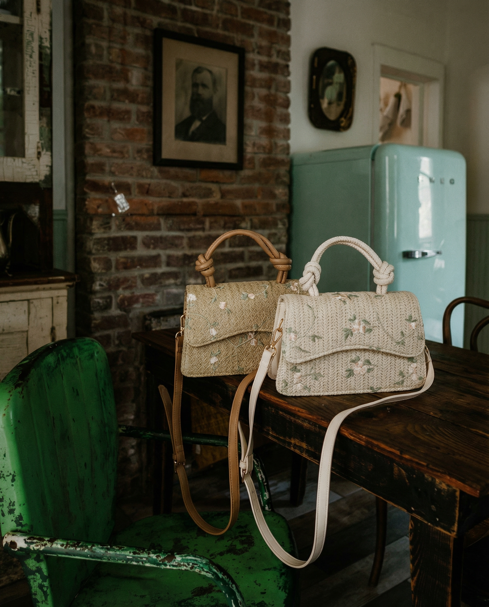 The Meadowlark Woven Mini Bag