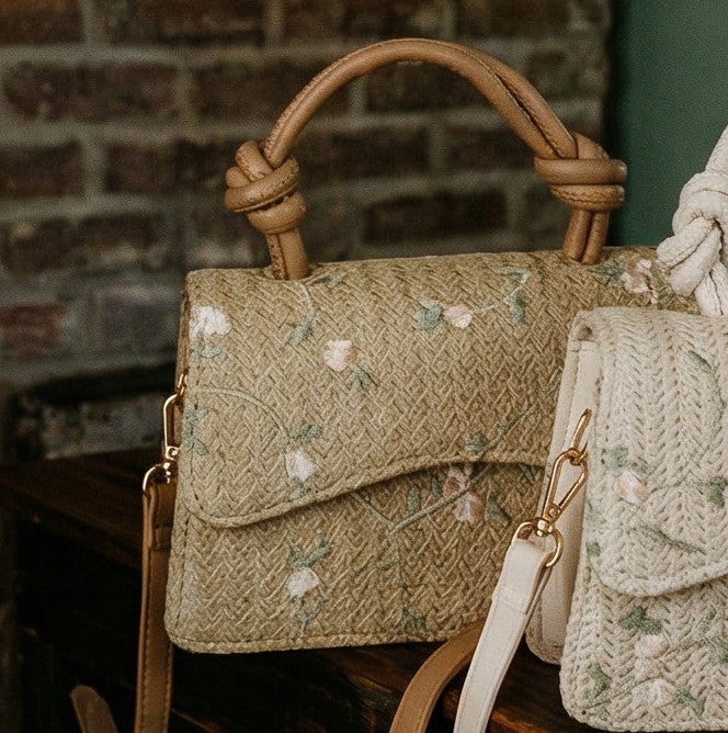 The Meadowlark Woven Mini Bag