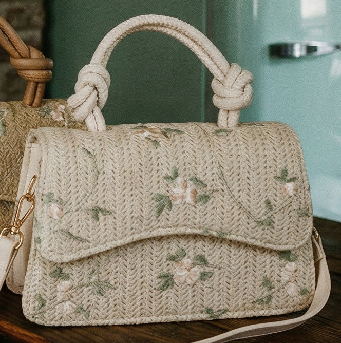 The Meadowlark Woven Mini Bag