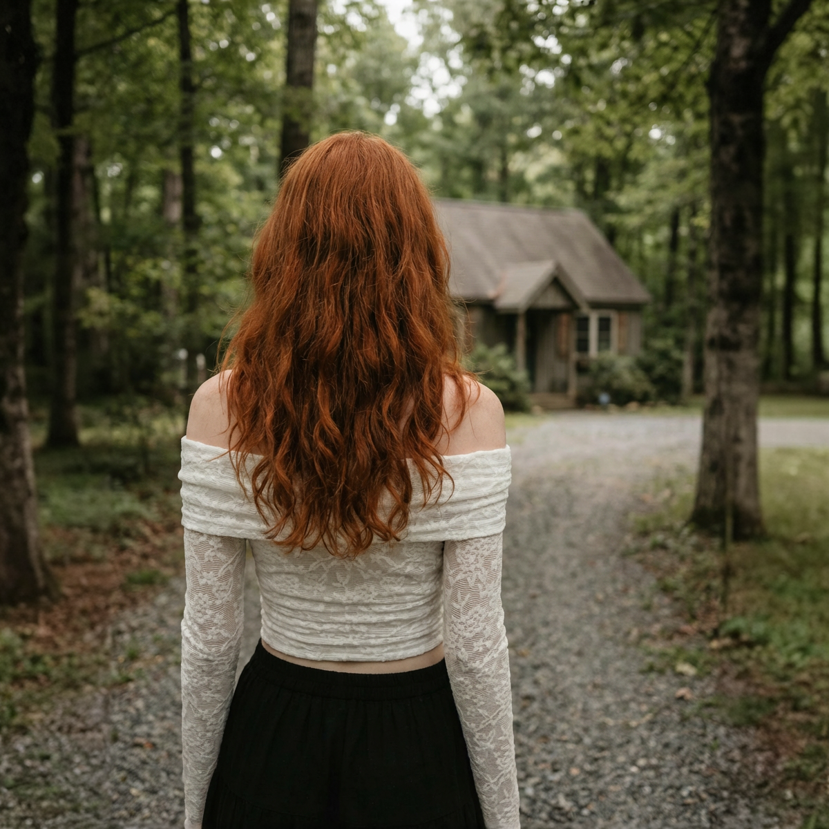 The Meadowveil Lace Bardot Top