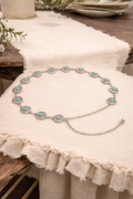 The Mesa Bloom Turquoise Chain Belt