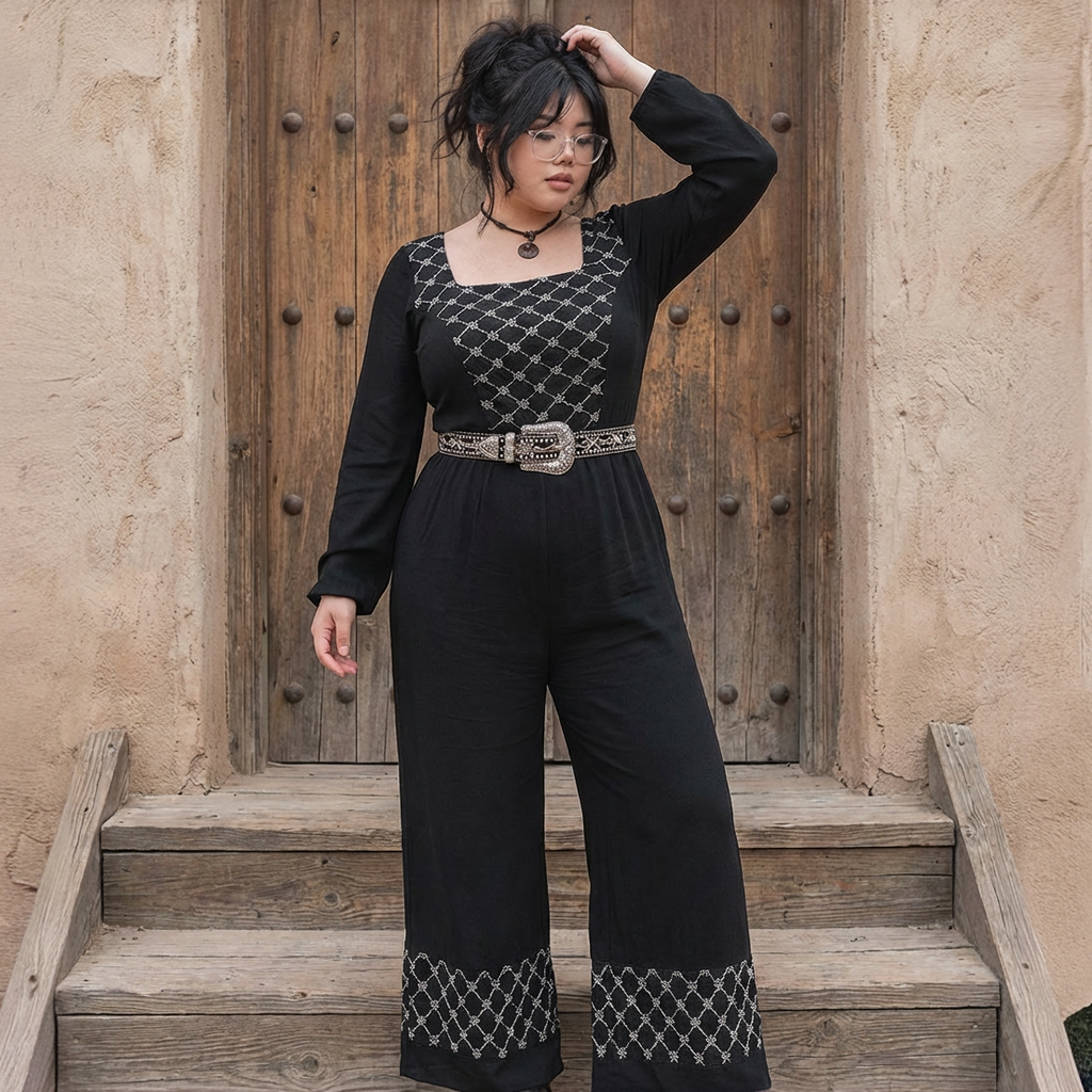 The Mesa Lattice Jumpsuit