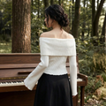 The Nocturne Bow Knit