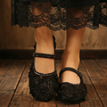The Nocturne Lace Mary Jane