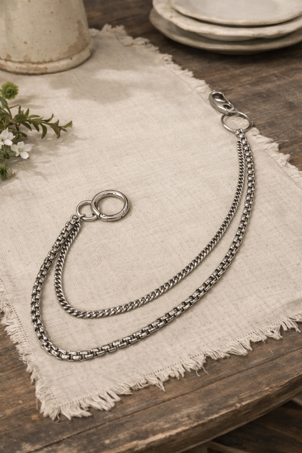 The Railtown Double-Chain Belt Clip