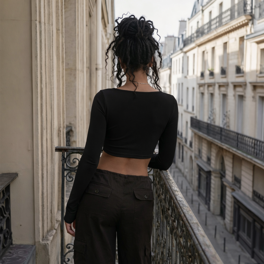 The Rue de Lune Twist Top