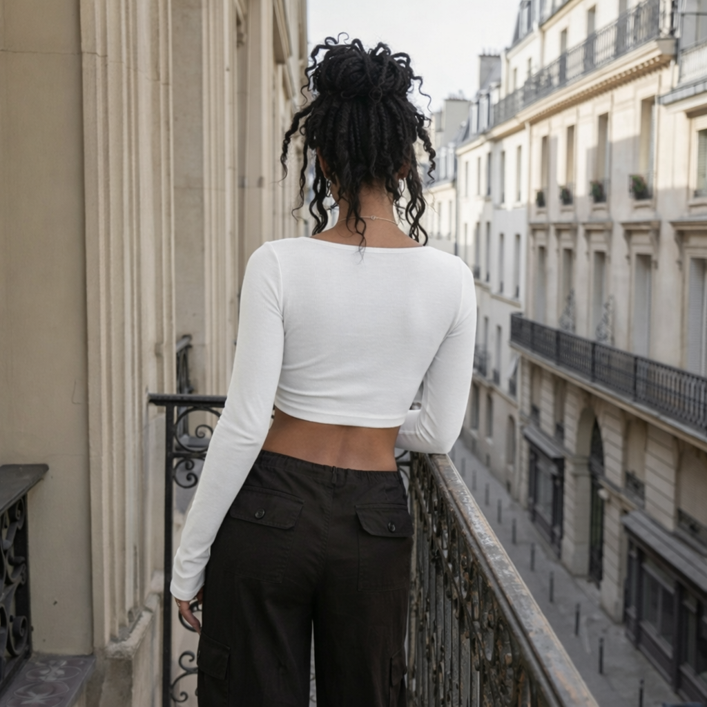The Rue de Lune Twist Top