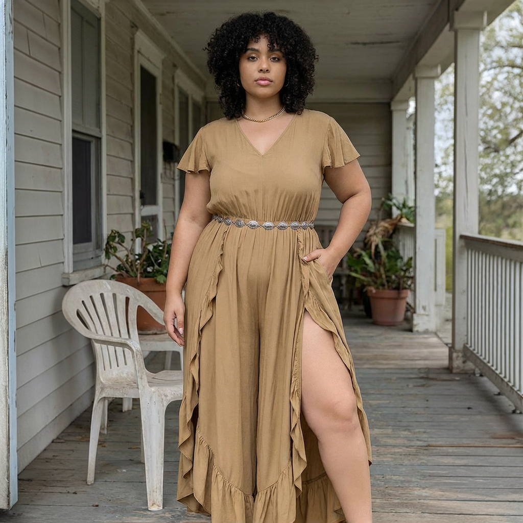 The Willow Ruffle Jumpsuit