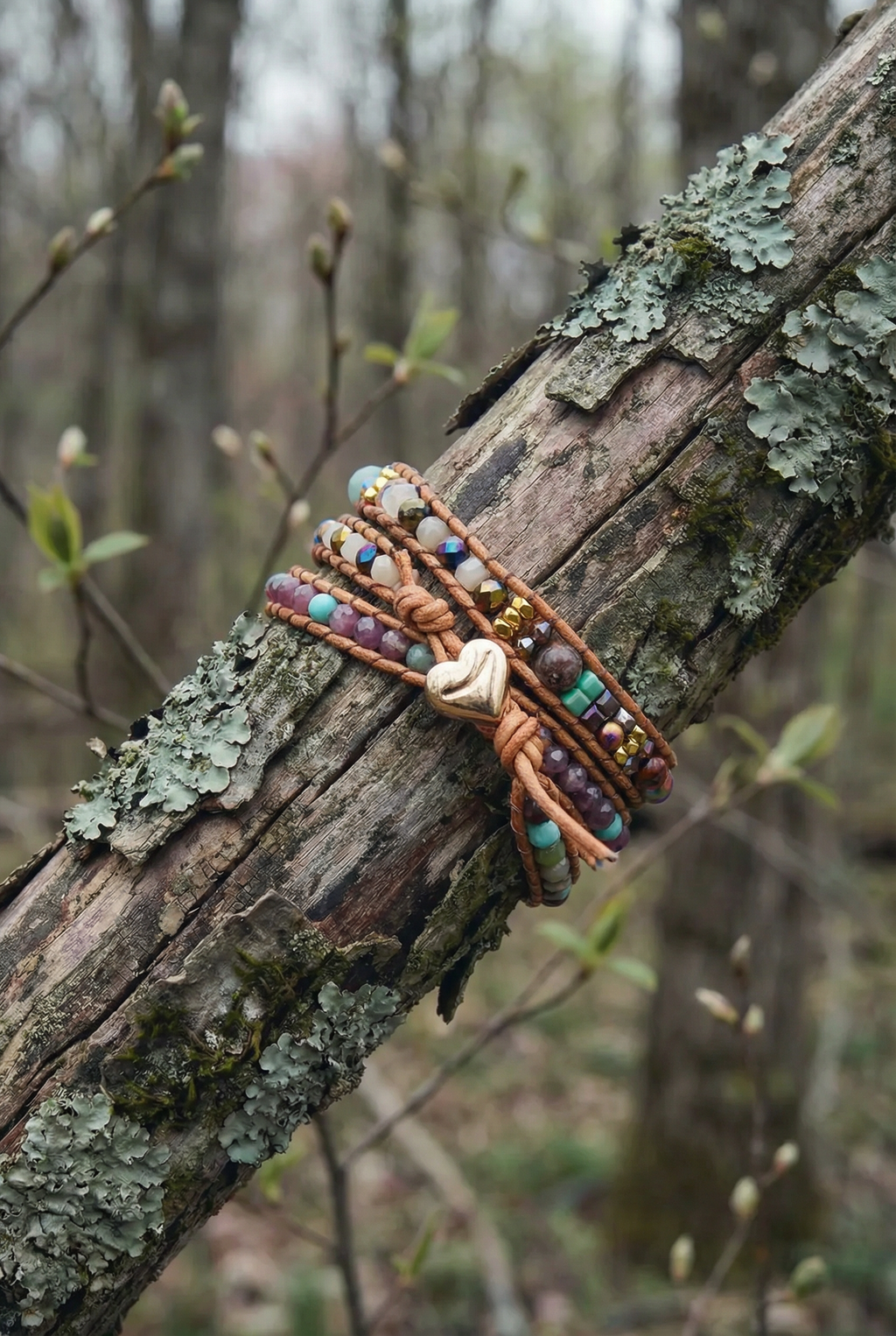 The Twilight Garden Wrap Bracelet