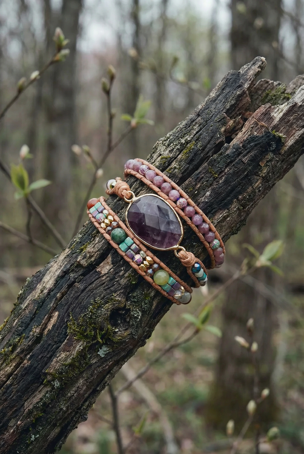 The Twilight Garden Wrap Bracelet