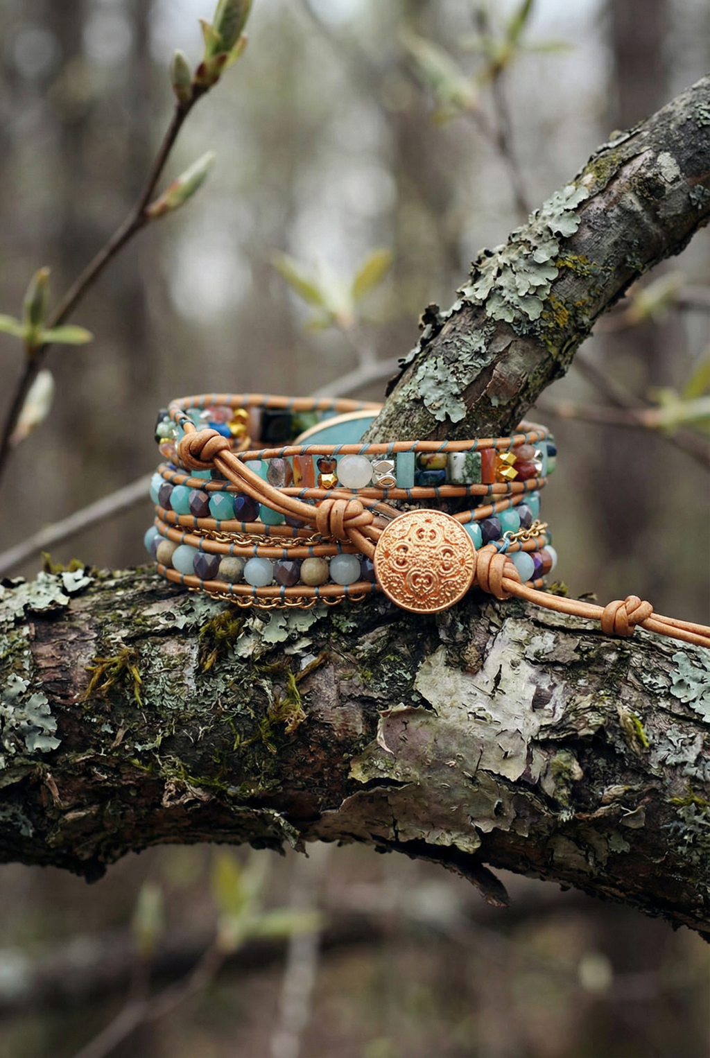 The Woodland Reverie Wrap Bracelet