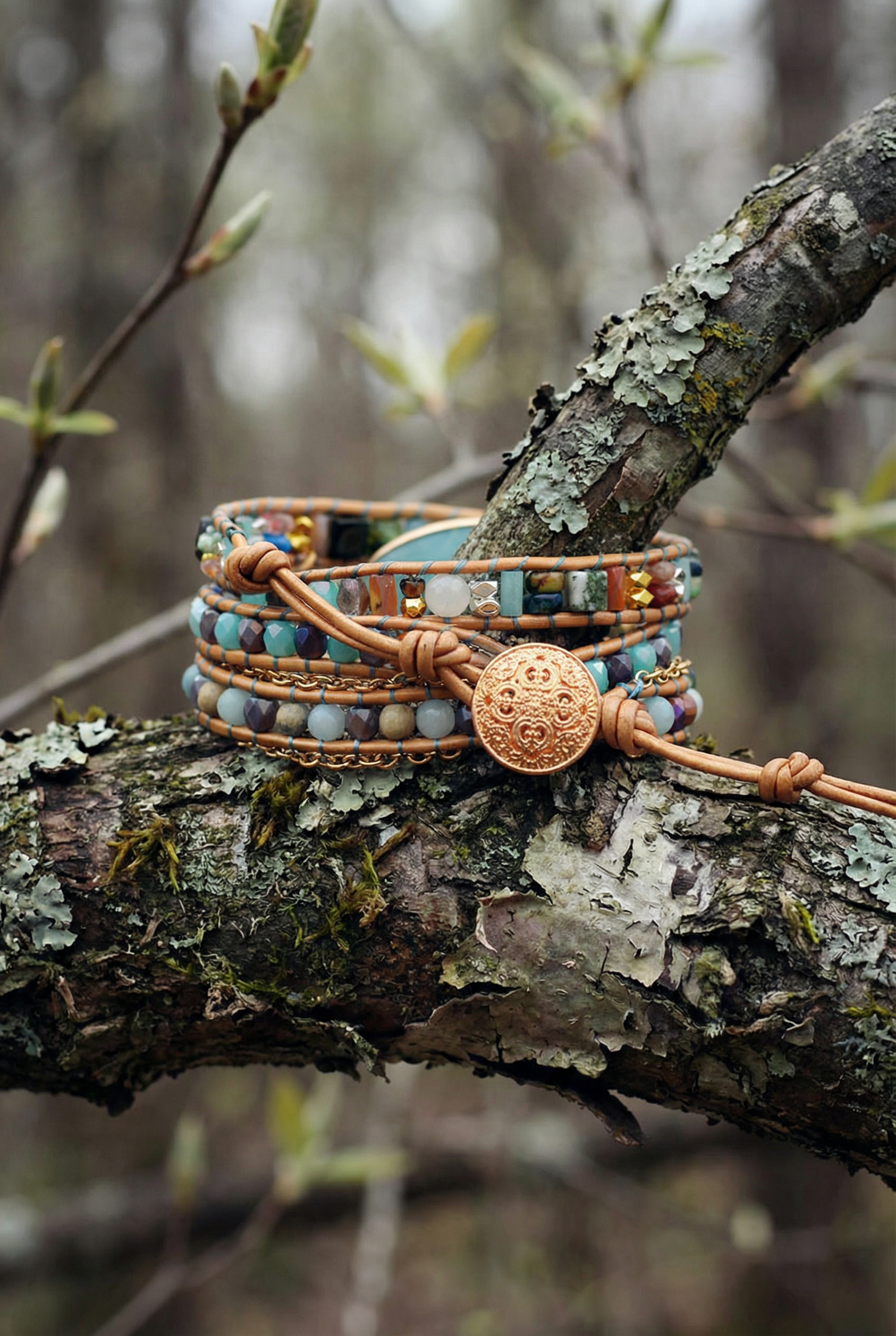 The Woodland Reverie Wrap Bracelet