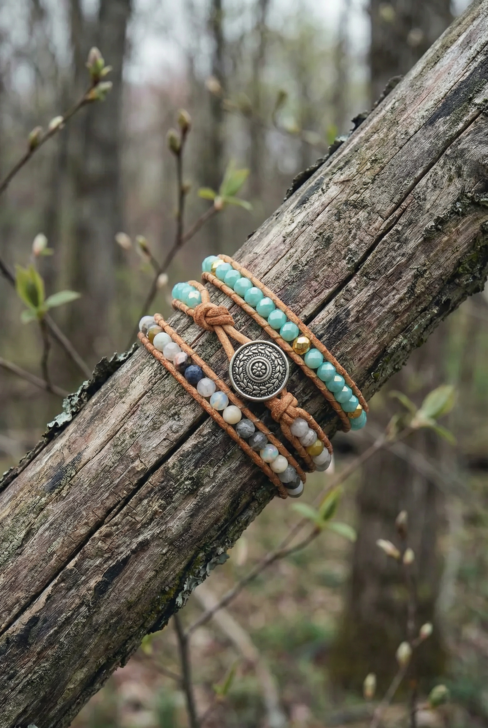 The Opal Fire Wrap Bracelet