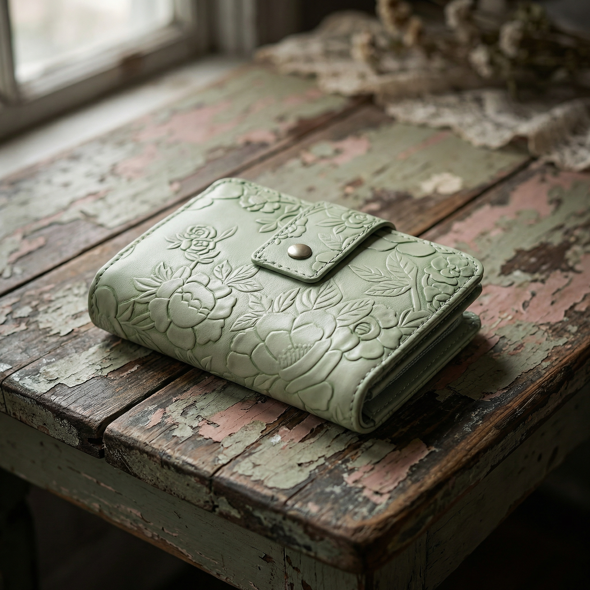 The Garden of Memory Embossed Wallet
